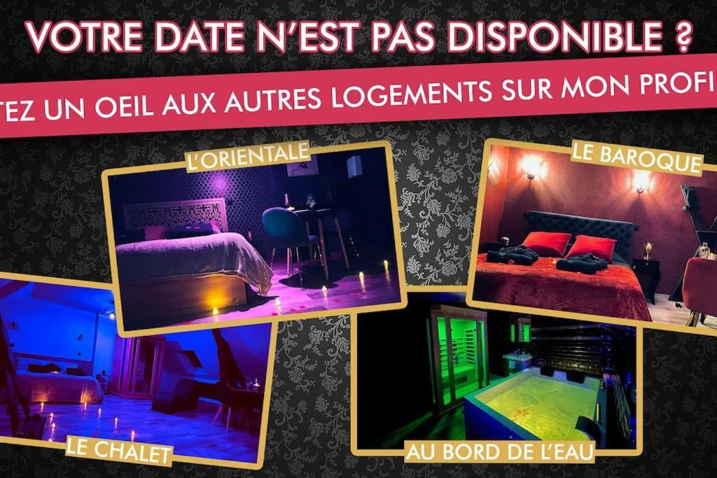 Love Room L' Orientale / Jacuzzi / Sauna Chateau-Landon Exteriör bild